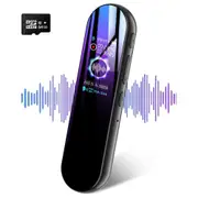 Portable Mini Digital Voice Recorder Audio MP3 Player Sound Recording Device +64G Card