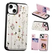UEEBAI Wallet Case for iPhone 13 6.1 inch with Card Holders, PU Leather Cover