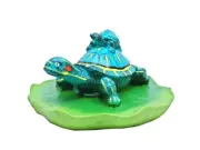 Land & Sea Decorative Double Turtle Pond Float - Garden, Fish Pond Decor-Model A