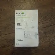 Leviton Decora Smart Plug, Wi-Fi 2nd Gen D215P-2RW White Siri, Alexa and Google