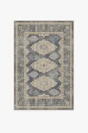 120' x 185' | Machine Washable Runner Rug | Kid & Pet Friendly | Indoor Rug | Maxine Dusk Blue Rug | Ruggable