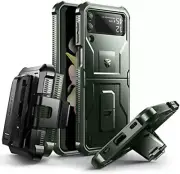 Shockproof Case for Samsung Galaxy Z Flip 4 5G,Rugged Bumper Protective Case wit