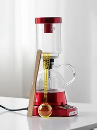 在飛比找Yahoo!奇摩拍賣優惠-帝國電動虹吸壺 家用咖啡機小型 觸屏虹吸咖啡壺半自動咖啡機套