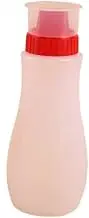 Dispensing Bottles Squeeze Bottle Plastic Squeeze Sauce Bottle Thickened Household Sauce Squeeze Bottle Pack Of 5 Container(Red,500ml)