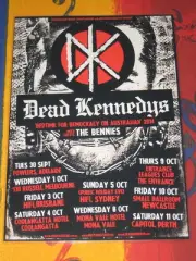 DEAD KENNEDYS - 2014 AUSTRALIAN TOUR - PROMO TOUR POSTER