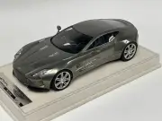 1/18 Tecnomodel Milano Aston Martin One-77 in Gray Alcantara base / Box