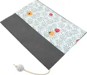 TOGEVAL Delicate Printing Book Cover Sleeve Reusable Cloth Protector for Books Easy to Use Lightweight and Compact Design Simple Style for Reading Accessories No Tools Required