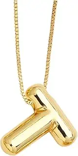 [OSCCI] Ballon Initial A-Z Letter Necklace for Women Girls Alphabet Name Pendant Necklace Jewelry Gift
