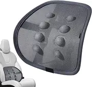 Lumbar Support with Breathable Mesh - Breathable Car Lumbar Support,Ventilate Cool Cushion, Chair Pad Massage, Chair Massage Cushion for Comfort
