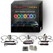 RGB Angel Eye LED Halo kit & IR Remote for 11-13 Jeep Grand Cherokee Headlights (for: Jeep)
