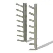 EcoRack Squeegee Organizer: Mountable Storage for Screen Printing Shop Tools - H