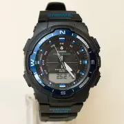Casio Compass Thermometer Moon Sunset Sunrise Data Watch SGW-500H-2B New