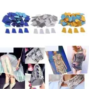 50 Pieces Acrylic Irregular Flatback Sewing Rhinestone
