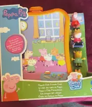 Peppa Pig 4 Figure & Storage Case Peppas Club Includes 4 Figures $25 Value