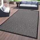 Rugshop Indoor/Outdoor Rugs Modern Geometric Textured Flat Weave Outdoor Carpet