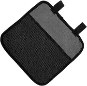 ADOCARN Snack Bag Outdoors Chair Multifunctional Storage Bag Trunk Organizer Armrest Storage Bag Side Pocket Automotive Cargo Net Pocket Camping Beach Accessories Black Fabric