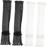 [YARNOW] Ultra-lightweight Arm Sleeves for Women Lace Uv Protection Breathable Sunscreen Arm Guards
