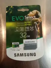 Samsung EVO Select 32GB Class 10 - MicroSDHC Card with Adapter - (MB-ME32GA/AM)