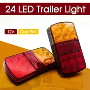 LED Rear Stop Brake Lights Waterproof Trailer Caravan BAR E207 12V SUMERGABLE