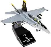 Busyflies F/A-18 Hornet Strike Fighter Attack Fighter Plane Model Diecast Military Airplane Model for Collection and Gift