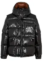 Moncler Karakorum 1954 Quilted Shell Jacket - Black - 3, Men's Designer Shell Jacket, Male - 3 3