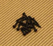 GS-0006-003 (16) 1/2" Guitar & Bass Tuner Machine Head Mounting Screws - Black