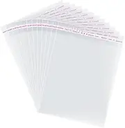 Morepack Self Sealing Cellophane Bags, 5x7 Inches 200 Pcs Clear Resealable Cookie Packaging With Self Adhesive for Favors, Products