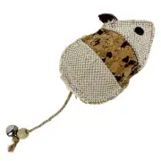 Cat Mouse Toy with Catnip Matatabi SilvervineCat Chew ToyInteractive Catch Pl...