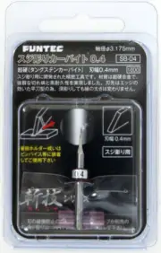 FUNTEC Kirewaza Series Streak Carving Engraving Carbide 0.4mm Scriber Tip SB-04