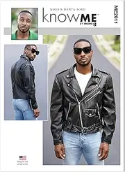 Know Me ME2011AA Men's Moto Jacket by Norris Dánta Ford AA (34-36-38-40-42)