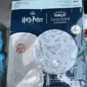 Halo Sleep Sack Swaddle Cotton Wizarding Harry Potter NB/NN In Pkg 0-3 Months