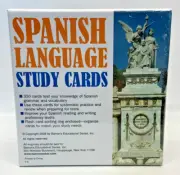 Sealed Spanish Language Study Cards Barron's Foreign Language Guides Cox Alfredo