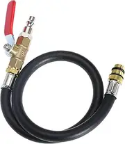 Seweder Engine Air Valve Holder Pressure Pipe with Ball Valve M12 M14 Thread to 1/4 NPT Cylinder Leakage Testing Assistant Tool for Ford for Mustang for LS1 LS2 LS3 4.8 5.3 6.0 Trucks