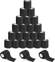 YOZOTI 24 Packs Self Adherent Cohesive Wrap 2'' Wide, 5 Yards, Elastic Self Adhesive Tape, All Sports Athletic Tape, Non-Woven Wrap, Breathable Tape