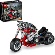 LEGO Technic Motorcycle 42132 Model Building Kit; Give Kids a Treat with This Motorcycle Model; 2-in-1 Toy for Kids Aged 7+ (160 Pieces)