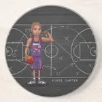 VINCE CARTER 加拿大航空  球星陶瓷吸水杯墊 - 插畫家限定版B