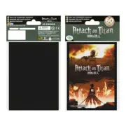 ​Attack on Titan The Wall Deck Protector Sleeves 60 Count by Japanime Games
