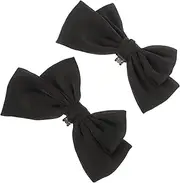[GAROZATION] 1 Pair Vintage Bow Shoe Clips for Women Elegant Shoe Decorations for Weddings Parties More Versatile Clips for Flats Boots Sandals Heels Reusable Accessories
