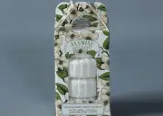 DIAMANTE JASMINE Vegat. Based Round Individually Wrapped Soaps 4x2.8 oz. Italy