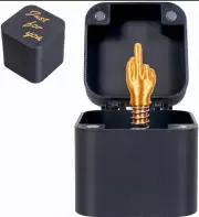 Middle Finger in A Box, Gag Gifts Christmas, Funny Gifts, White Elephant Gifts f