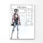 Fancy Girl Art Print 100% Australian Made 100 x 150cm (Acrylic)