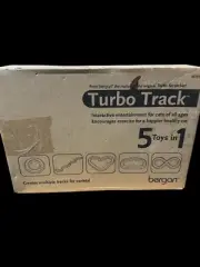 Bergan Turbo Track Cat Toy, Slate. Brand New In box. Made In USA
