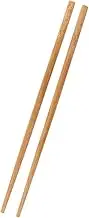 10 Pairs of NUZAMAS Chopsticks Reusable Wooden Chopsticks Chinese Style Chopsticks Traditional Chinese Wooden Chopsticks for Hot Pot Frying Cooking Noodle 24cm