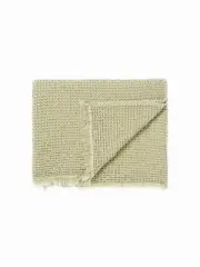Linen House Saltwater Gumtree Throw - 150x200cm 150cmx200cm Green
