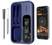 New WiFi Wireless Meat Thermometer with Bluetooth, Fitflavor Bluetooth Meat...
