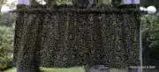 Yellow Dot Swirls Black Valance Western Quirky Kitchen Farmhouse Curtain Valance