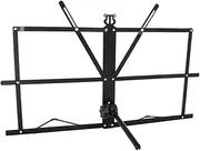 Foldable Metal Music Stand for Guitar and Violin | Compact Desktop Sheet Holder with Non-Slip Base for Home, Stage, and Classroom