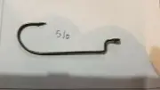 20 ct 5/0 off set Mustad hooks