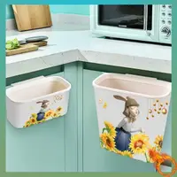 在飛比找蝦皮購物優惠-垃圾桶 廁所垃圾桶 車用垃圾桶 家用掛在櫥櫃門上的垃圾桶廚房