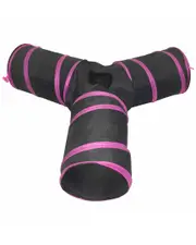 Pet Life 3 Way Kitting Go Seek Interactive Collapsible Tunnel